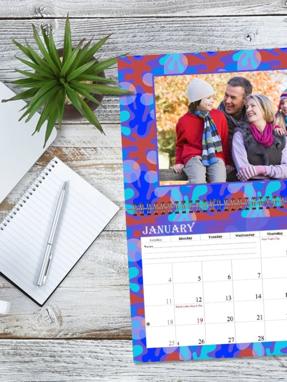 Personalized Custom 2027 Personalized Custom - 12 Months Calendar 8.5x11In. #03